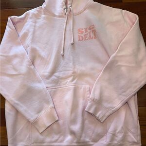Sigma Delta Tau Sorority Pink Hoodie